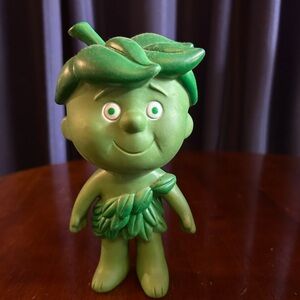 Vintage JOLLY GREEN GIANT Little Sprout Toy Doll Rubber Vinyl Figure 6”